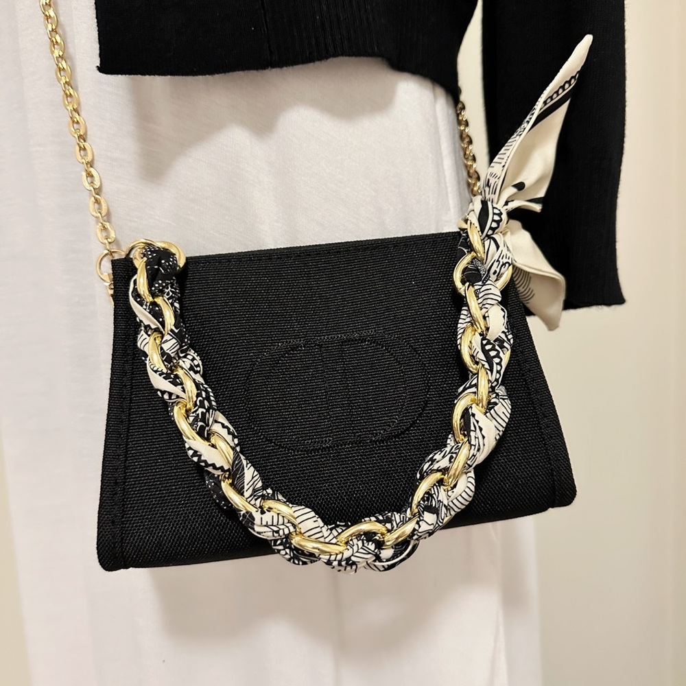 Dior🖤cosmetic pouch DIY crossbody/tote bag - Picture 3 of 12
